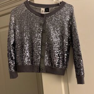 Juicy Couture Bird Sequin Cardigan